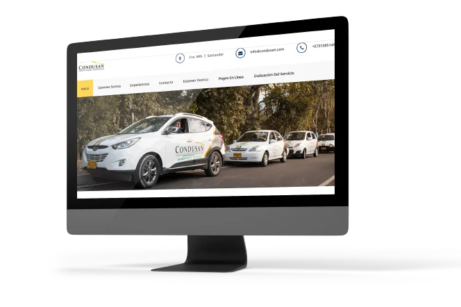 Sitio web Condusan